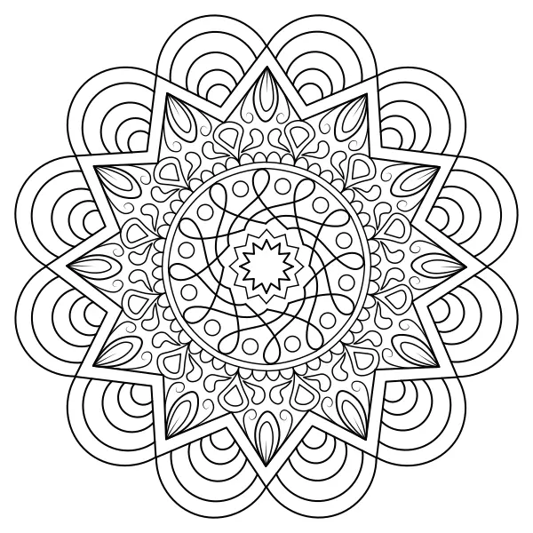 Mandala | Online kifestők gyerekeknek