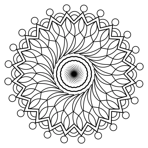 Mandala 2 | Online kifestők gyerekeknek