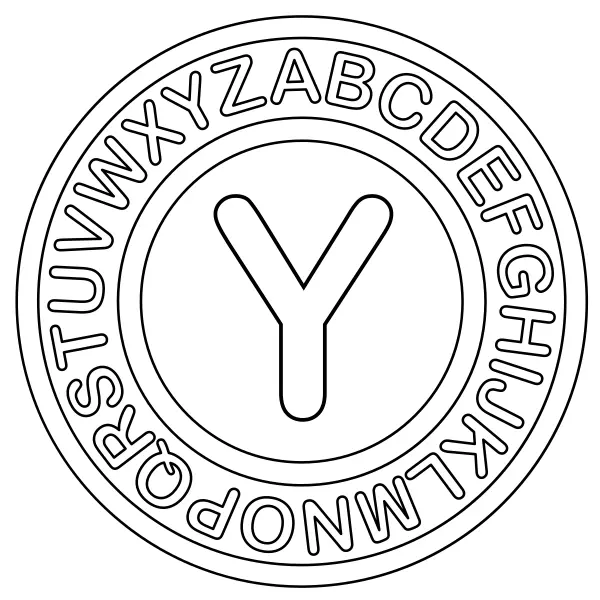 Y betű | Online kifestők gyerekeknek