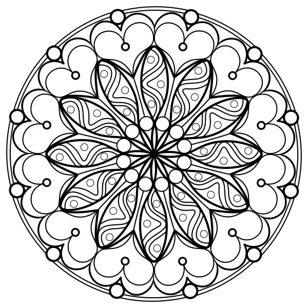 Mandala 4 | Online kifestők gyerekeknek