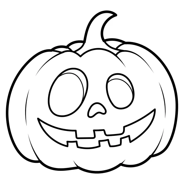 Halloween-tök | Online kifestők gyerekeknek