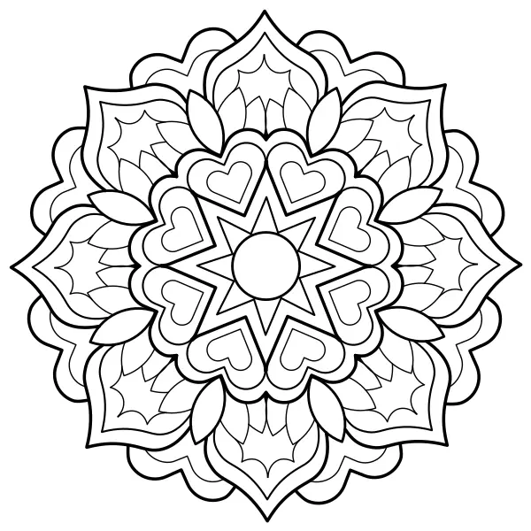 Mandala 19 | Online kifestők gyerekeknek