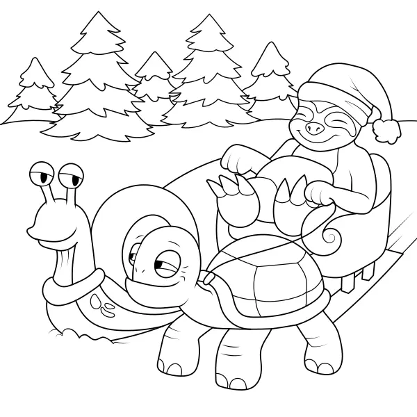 Santa Expressz | Online kifestők gyerekeknek