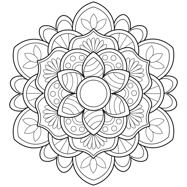 Mandala 20 | Online kifestők gyerekeknek
