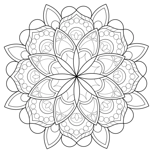 Mandala 22 | Online kifestők gyerekeknek