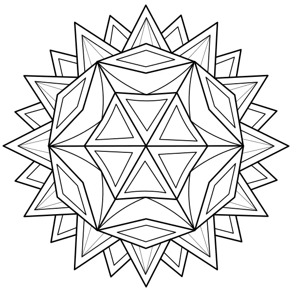 Napmandala | Online kifestők gyerekeknek