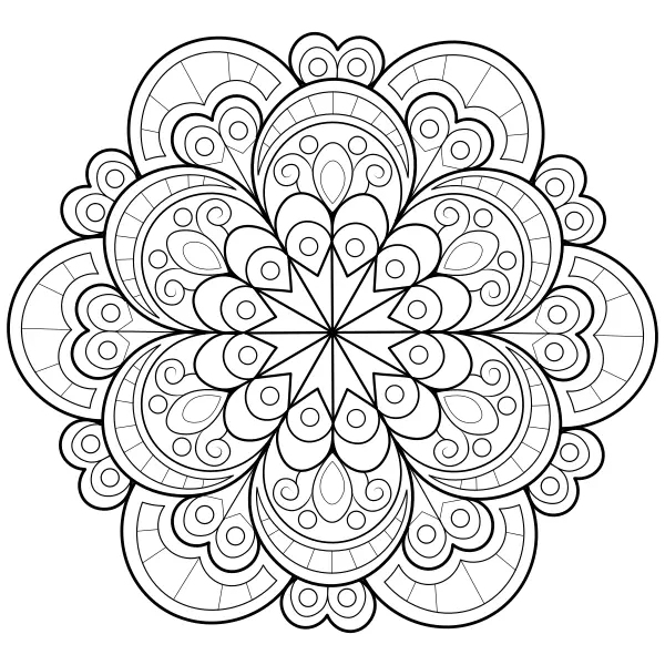 Mandala 23 | Online kifestők gyerekeknek