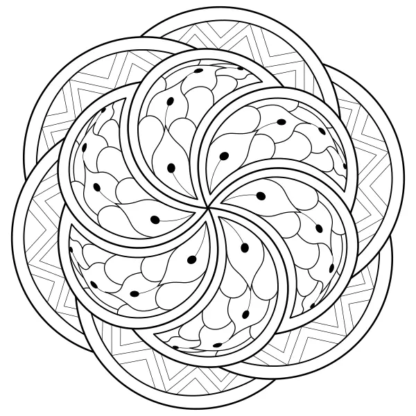 Mandala 24 | Online kifestők gyerekeknek