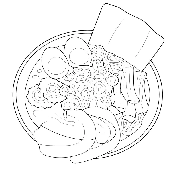 Ramen | Online kifestők gyerekeknek