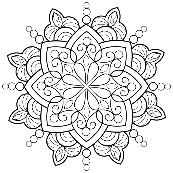 Mandala 26 | Online kifestők gyerekeknek