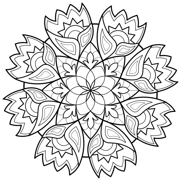 Mandala 27 | Online kifestők gyerekeknek