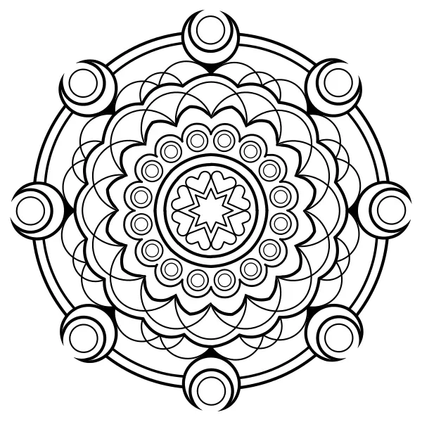 Mandala 28 | Online kifestők gyerekeknek