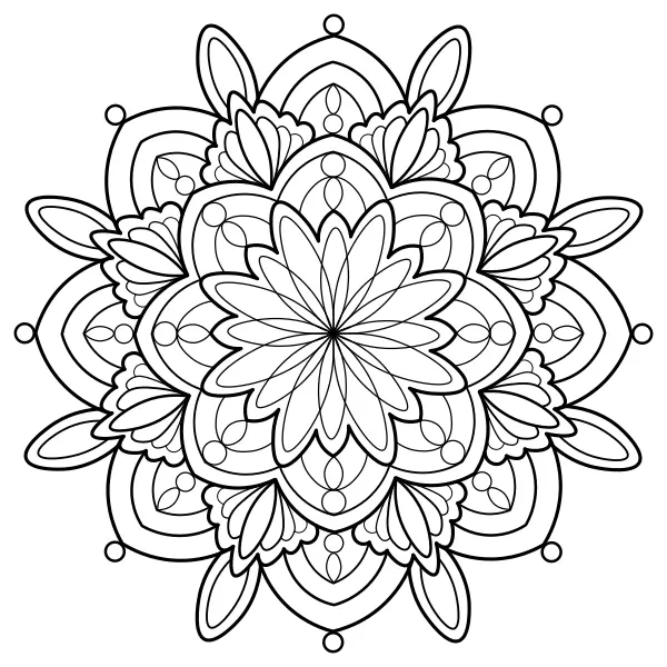 Mandala 29 | Online kifestők gyerekeknek