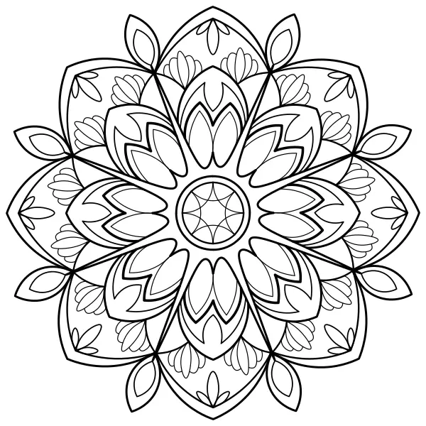 Mandala 30 | Online kifestők gyerekeknek