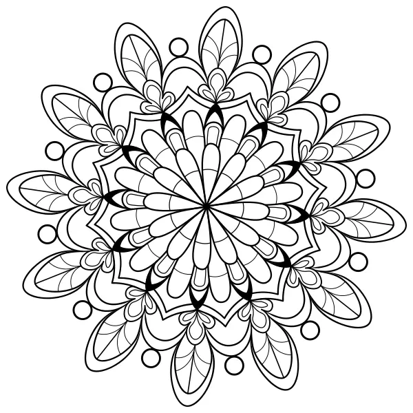 Mandala 32 | Online kifestők gyerekeknek