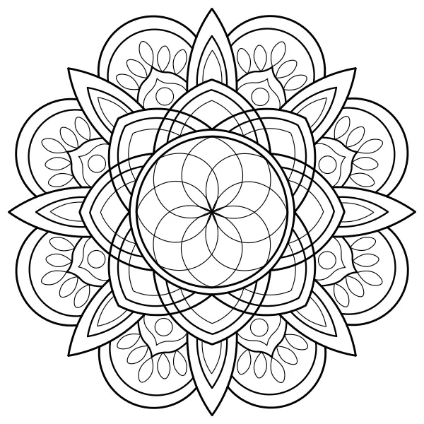 Mandala 33 | Online kifestők gyerekeknek