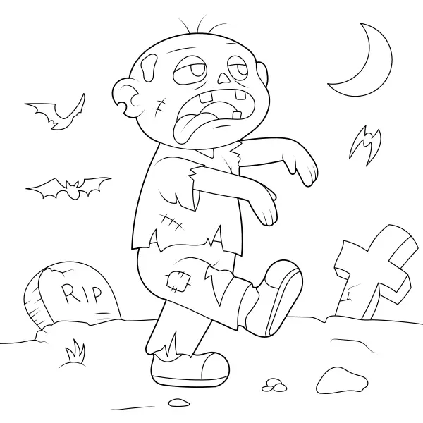 Zombi | Online kifestők gyerekeknek