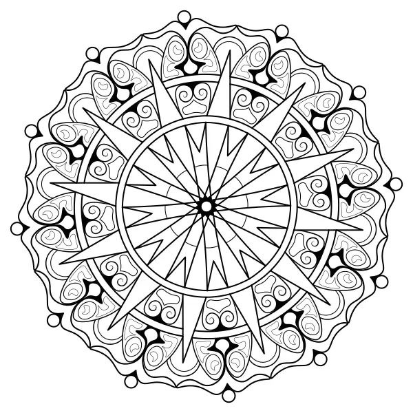Mandala 37 | Online kifestők gyerekeknek