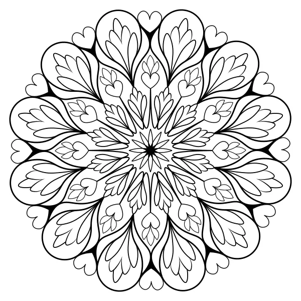 Mandala 40 | Online kifestők gyerekeknek