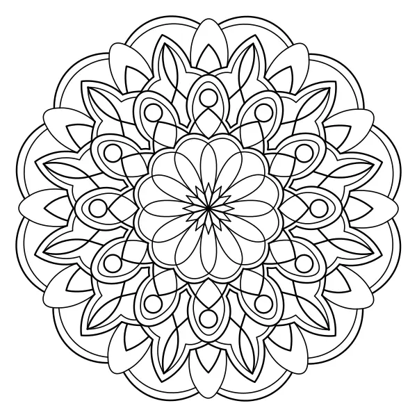 Mandala 41 | Online kifestők gyerekeknek