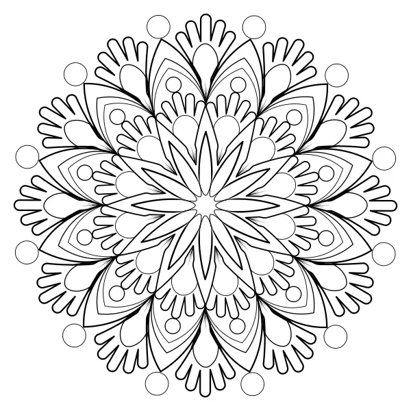 Mandala 42 | Online kifestők gyerekeknek