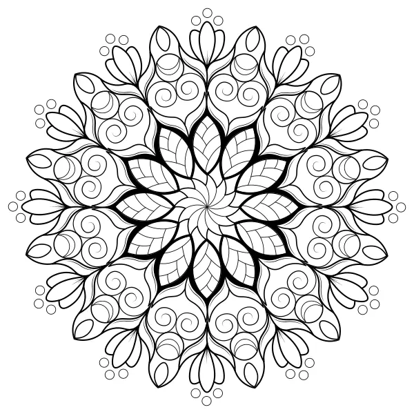 Mandala 46 | Online kifestők gyerekeknek
