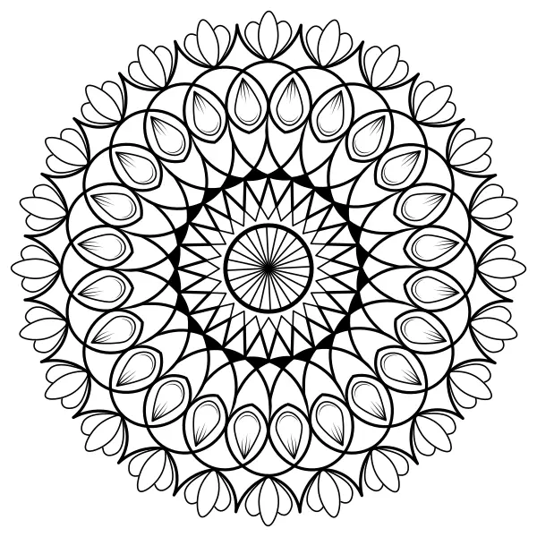 Mandala 48 | Online kifestők gyerekeknek