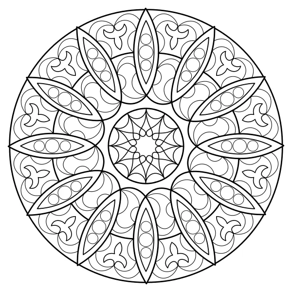 Mandala 50 | Online kifestők gyerekeknek