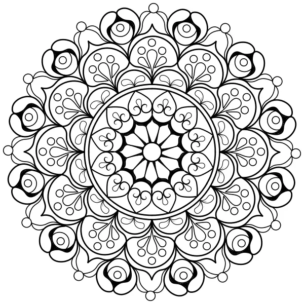 Mandala 53 | Online kifestők gyerekeknek
