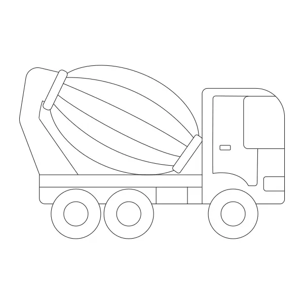 Keverőgép | Online kifestők gyerekeknek