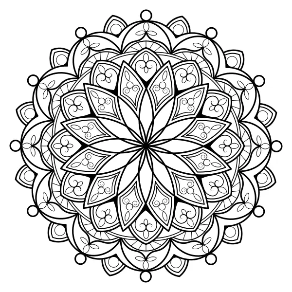 Mandala 55 | Online kifestők gyerekeknek