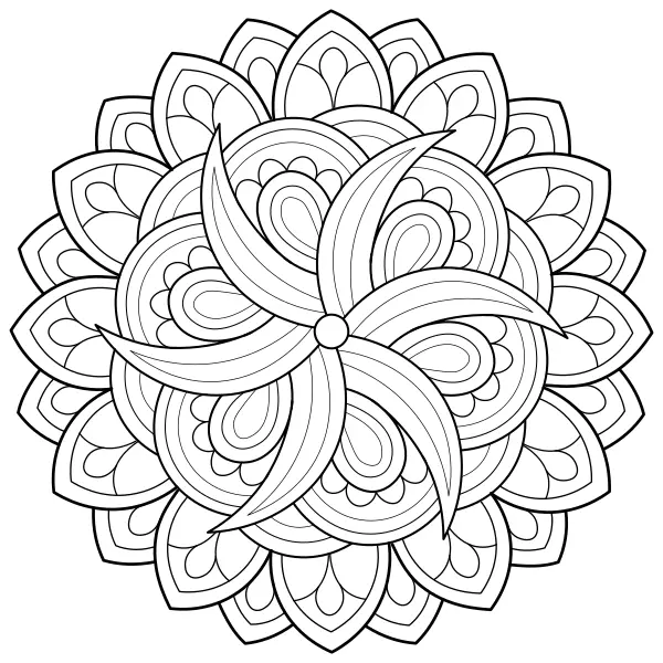 Mandala 56 | Online kifestők gyerekeknek