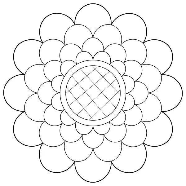 59. mandala | Online kifestők gyerekeknek