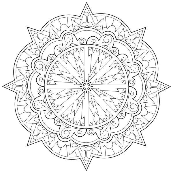 Mandala 60 | Online kifestők gyerekeknek